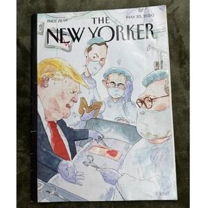 The New Yorker Magazine May 25 2020 Donald Trump COVID Cover Barry Blitt Art